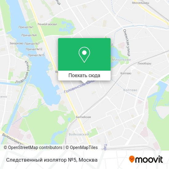 Карта Следственный изолятор №5