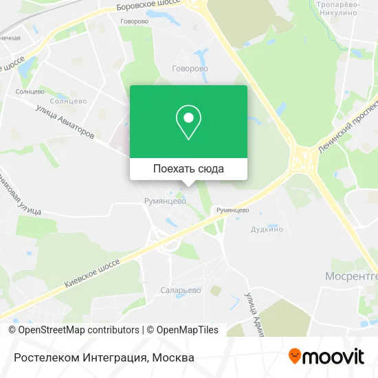 Карта Ростелеком Интеграция