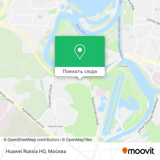 Карта Huawei Russia HQ