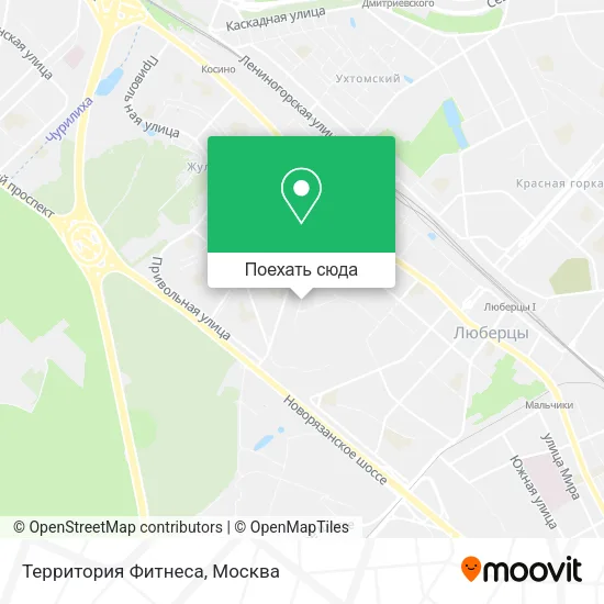Карта Территория Фитнеса