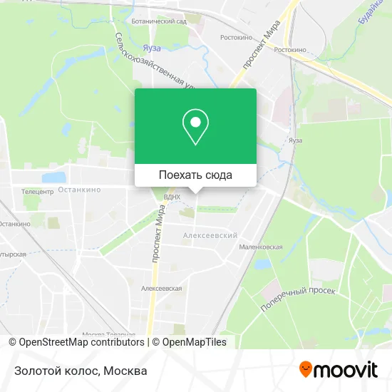 Карта Золотой колос