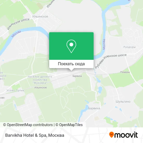 Карта Barvikha Hotel & Spa