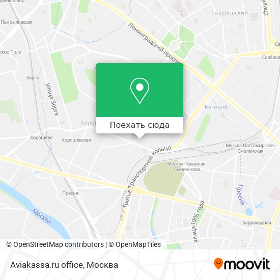 Карта Aviakassa.ru office