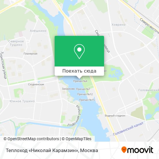 Карта Теплоход «Николай Карамзин»