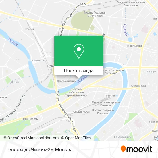 Карта Теплоход «Чижик-2»