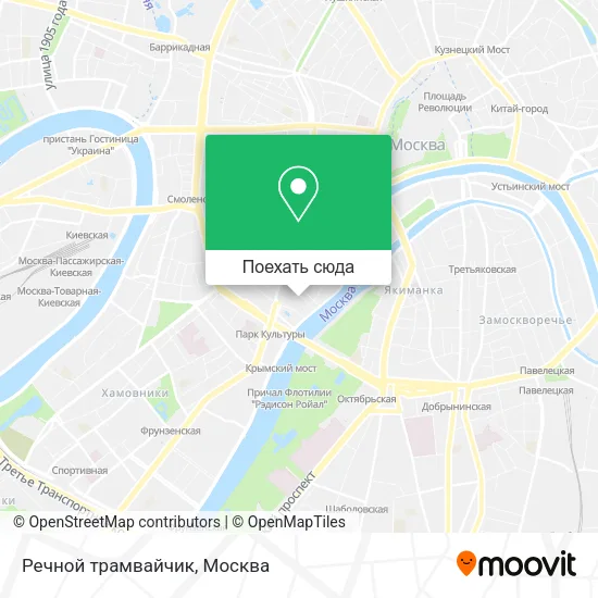 Карта Речной трамвайчик