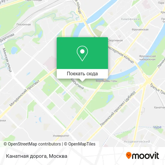 Карта Канатная дорога