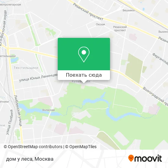 Карта дом у леса