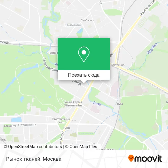 Карта Рынок тканей