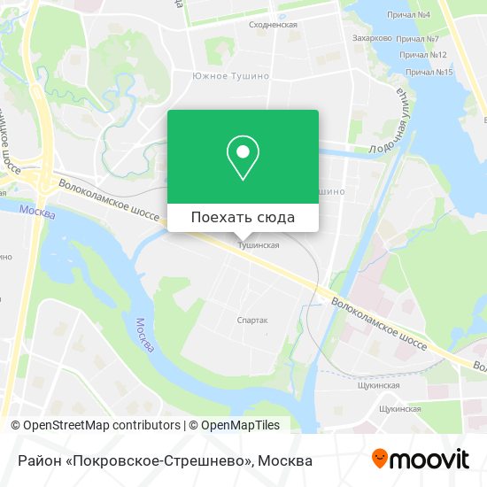 Карта Район «Покровское-Стрешнево»