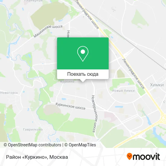 Карта Район «Куркино»