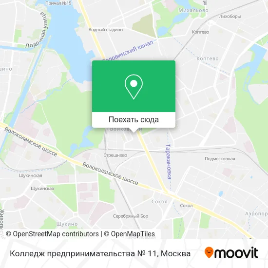 Карта Колледж предпринимательства № 11