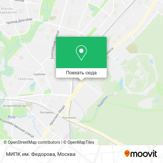 Карта МИПК им. Федорова