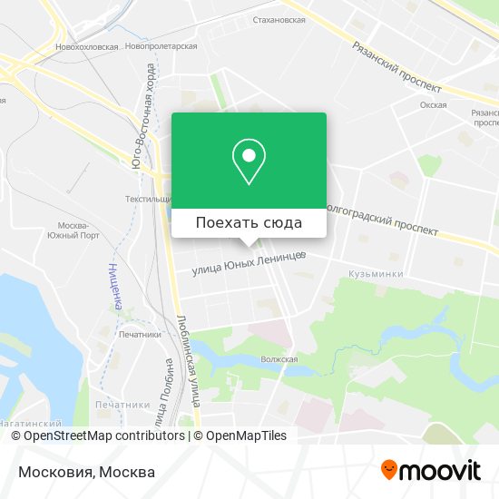 Карта Московия