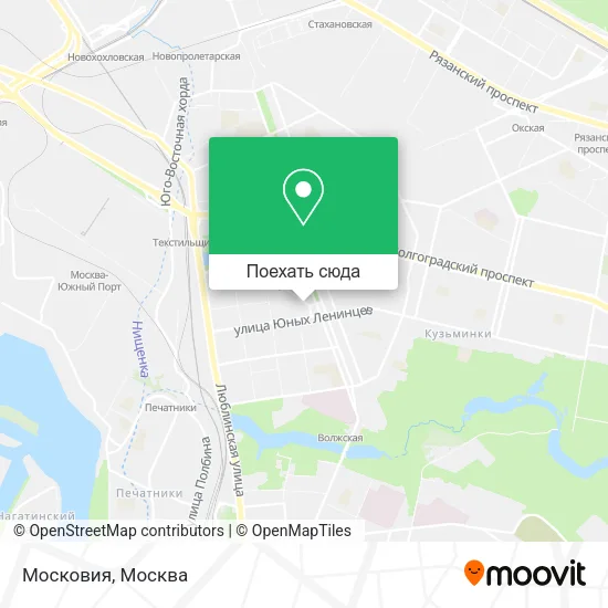 Карта Московия