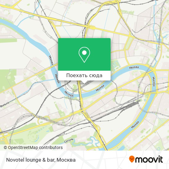 Карта Novotel lounge & bar