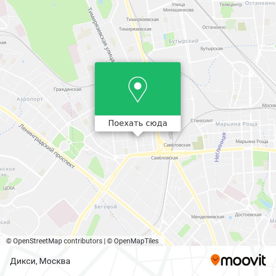 Карта Дикси
