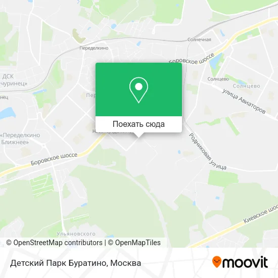 Карта Детский Парк Буратино