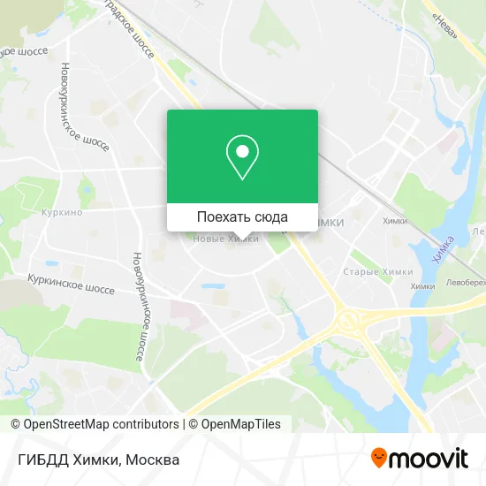 Карта ГИБДД Химки