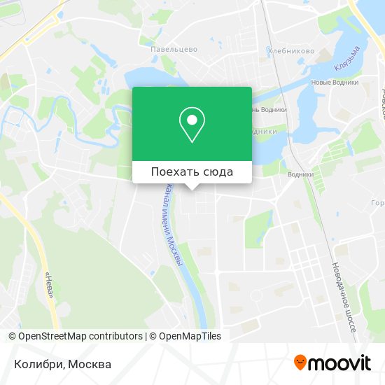 Карта Колибри
