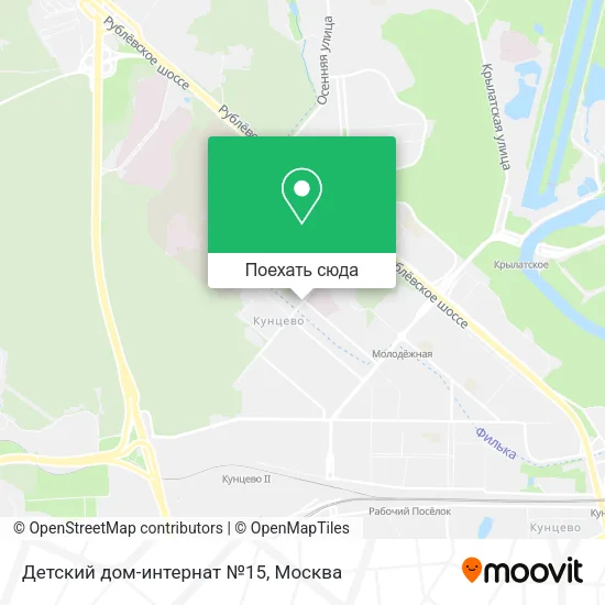Карта Детский дом-интернат №15