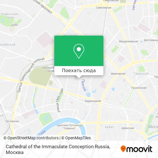 Карта Cathedral of the Immaculate Conception Russia
