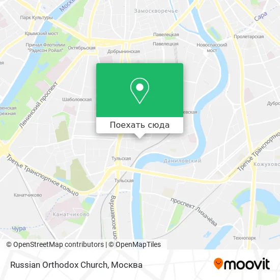 Карта Russian Orthodox Church