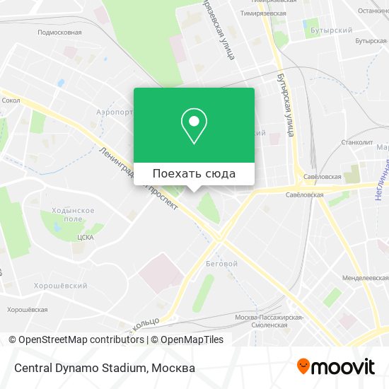 Карта Central Dynamo Stadium