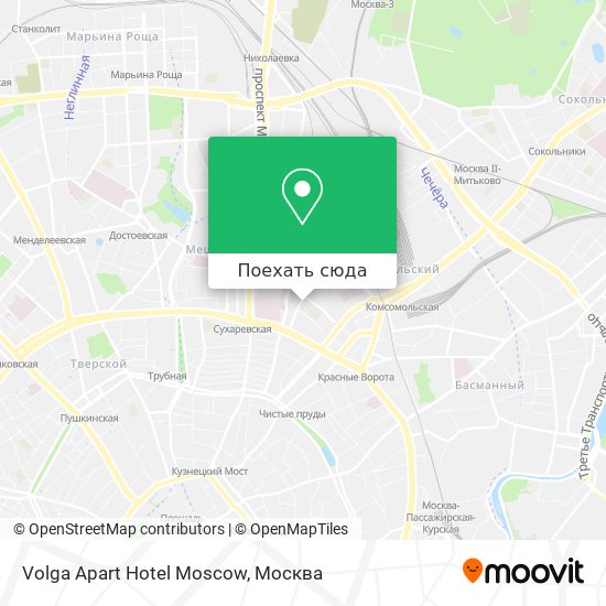 Апарт отель москва карта