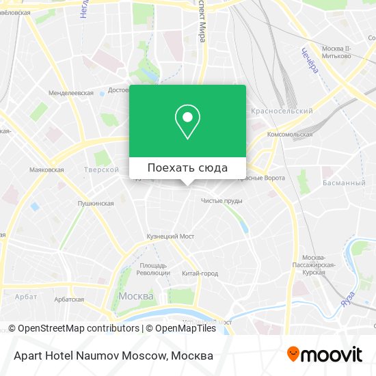 Карта Apart Hotel Naumov Moscow