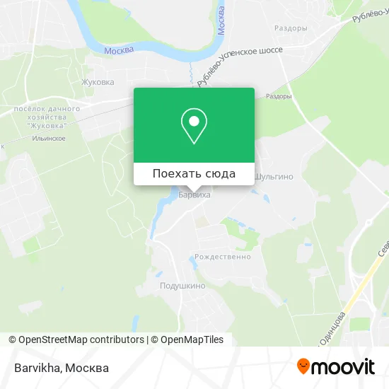 Карта Barvikha
