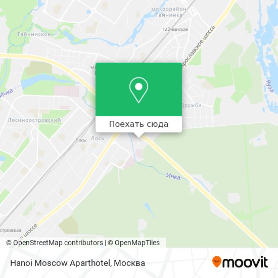 Карта Hanoi Moscow Aparthotel
