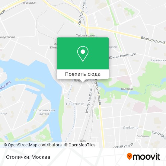 Карта Столички