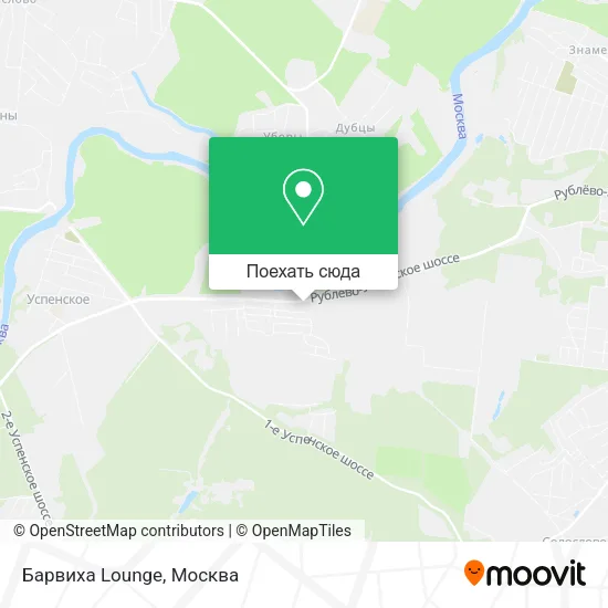 Карта Барвиха Lounge