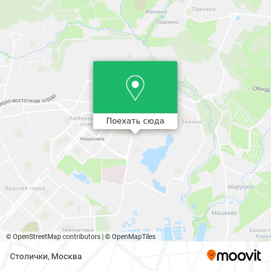 Карта Столички