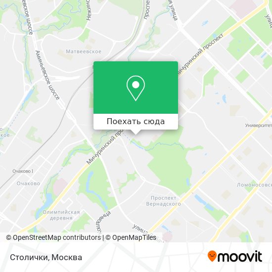 Карта Столички
