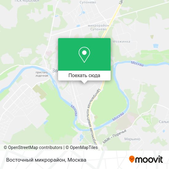 Карта Восточный микрорайон
