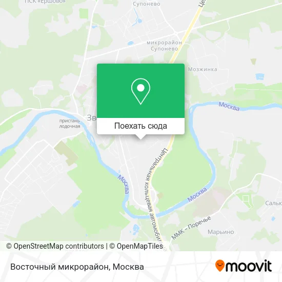 Карта Восточный микрорайон