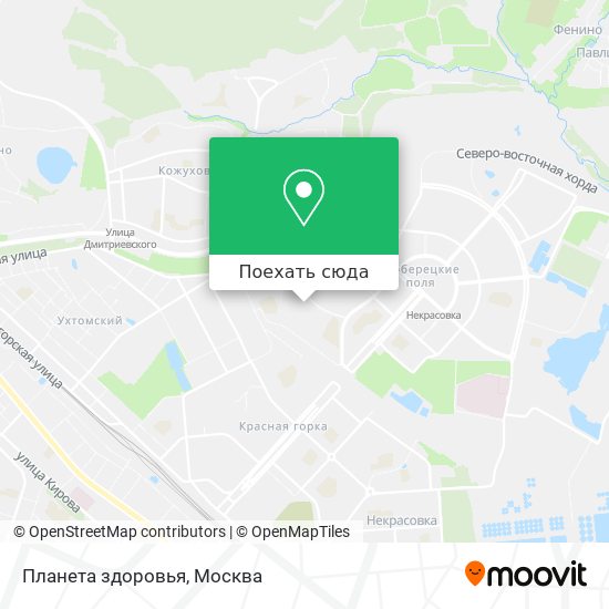 Карта Планета здоровья