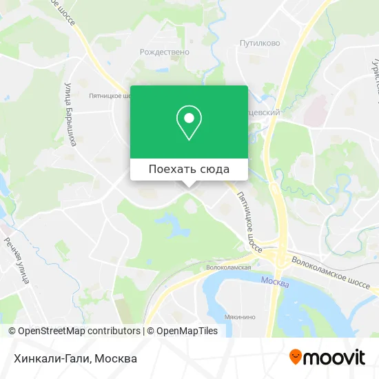 Карта Хинкали-Гали