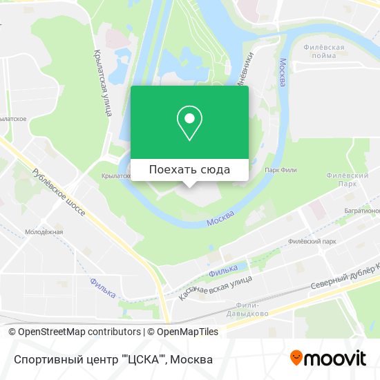 Карта Спортивный центр ""ЦСКА""