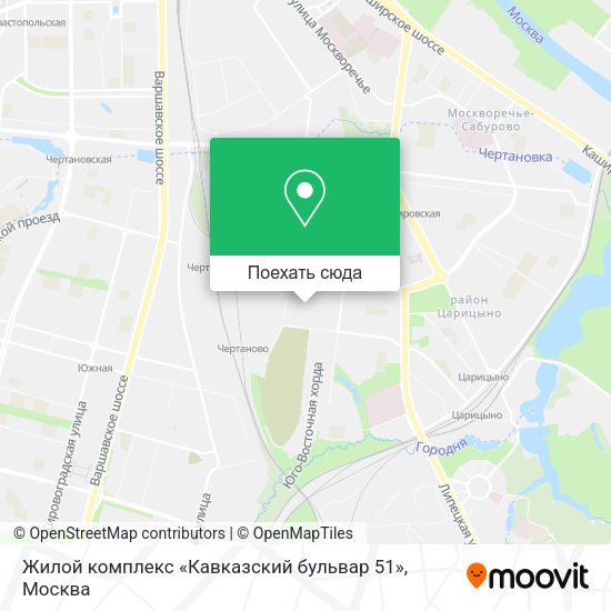 Карта Жилой комплекс «Кавказский бульвар 51»