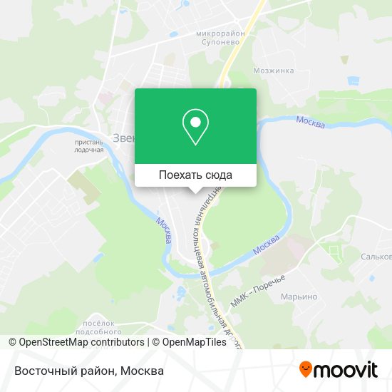 Карта Восточный район