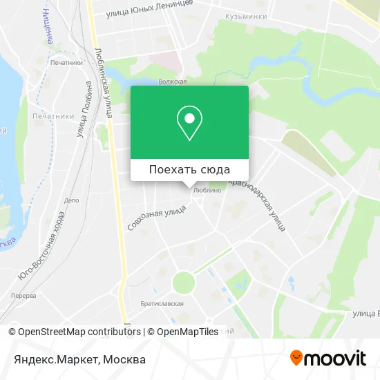 Карта Яндекс.Маркет