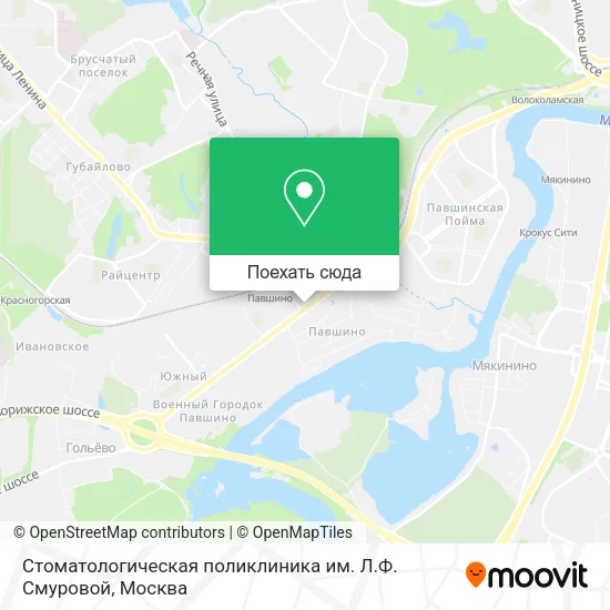 Карта Стоматологическая поликлиника им. Л.Ф. Смуровой