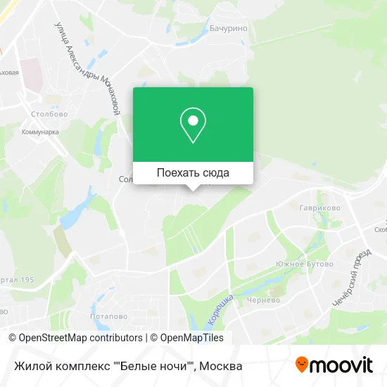 Карта Жилой комплекс ""Белые ночи""