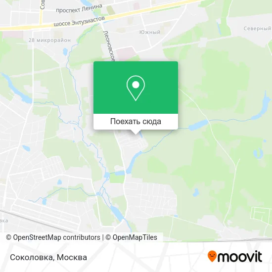 Карта Соколовка