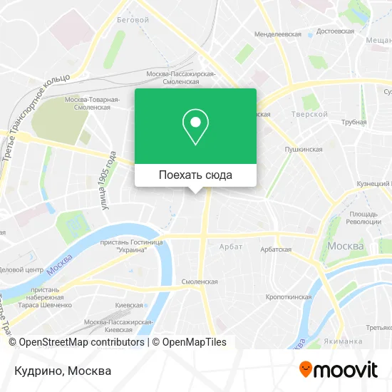 Карта Кудрино
