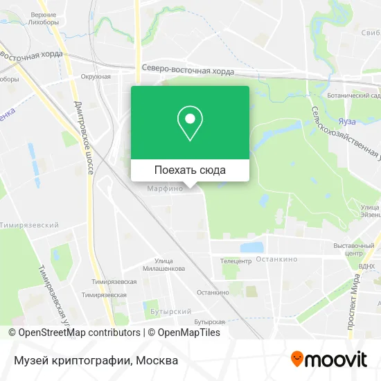 Карта Музей криптографии