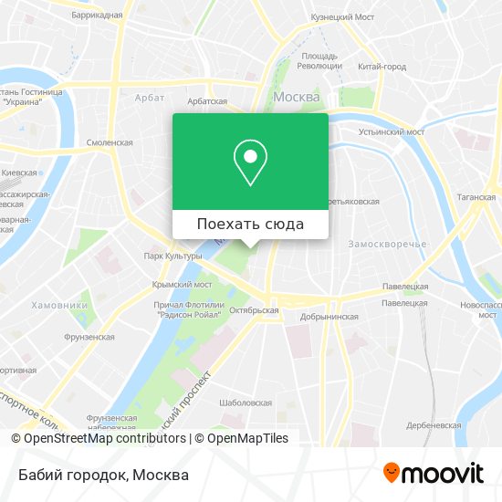 Карта Бабий городок